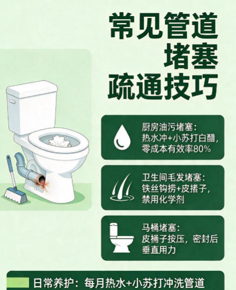 厨房下水道有点堵,味道也返上来,有哪些安全的自通方法? 厨房下水道有点堵,味道也返上来,有哪些安全的自通方法?
